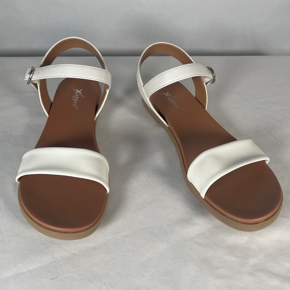 White Strap Sandals